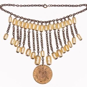 Antique Gold Choker Necklace